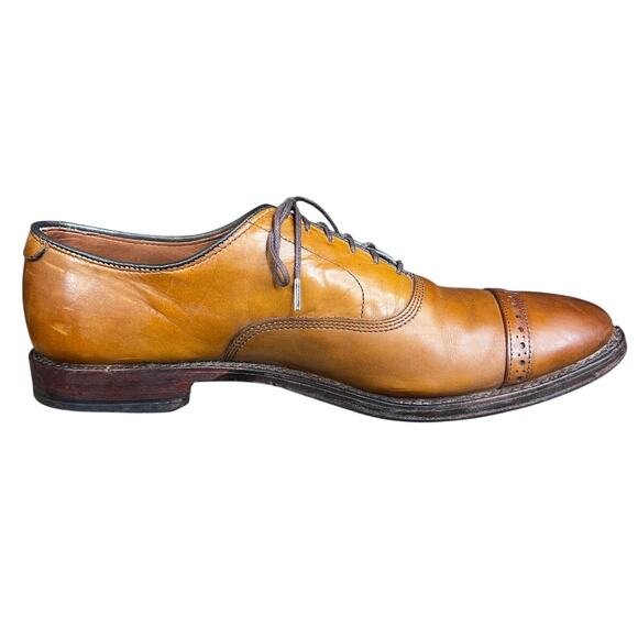 Allen Edmonds Men’s Fifth Avenue Narrow Brown Leather Cap Toe Size US 11 B